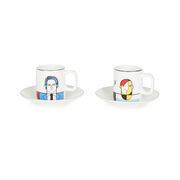 Modern Artist espresso cup and saucer set